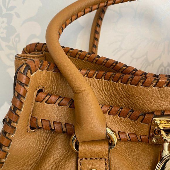 MICHAEL Michael Kors Bags Michael Michael Kors Brown Leather Top